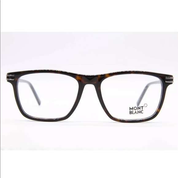 MONT BLANC MB 710 052 HAVANA EYEGLASSES 54-17-145 - Picture 2 of 6